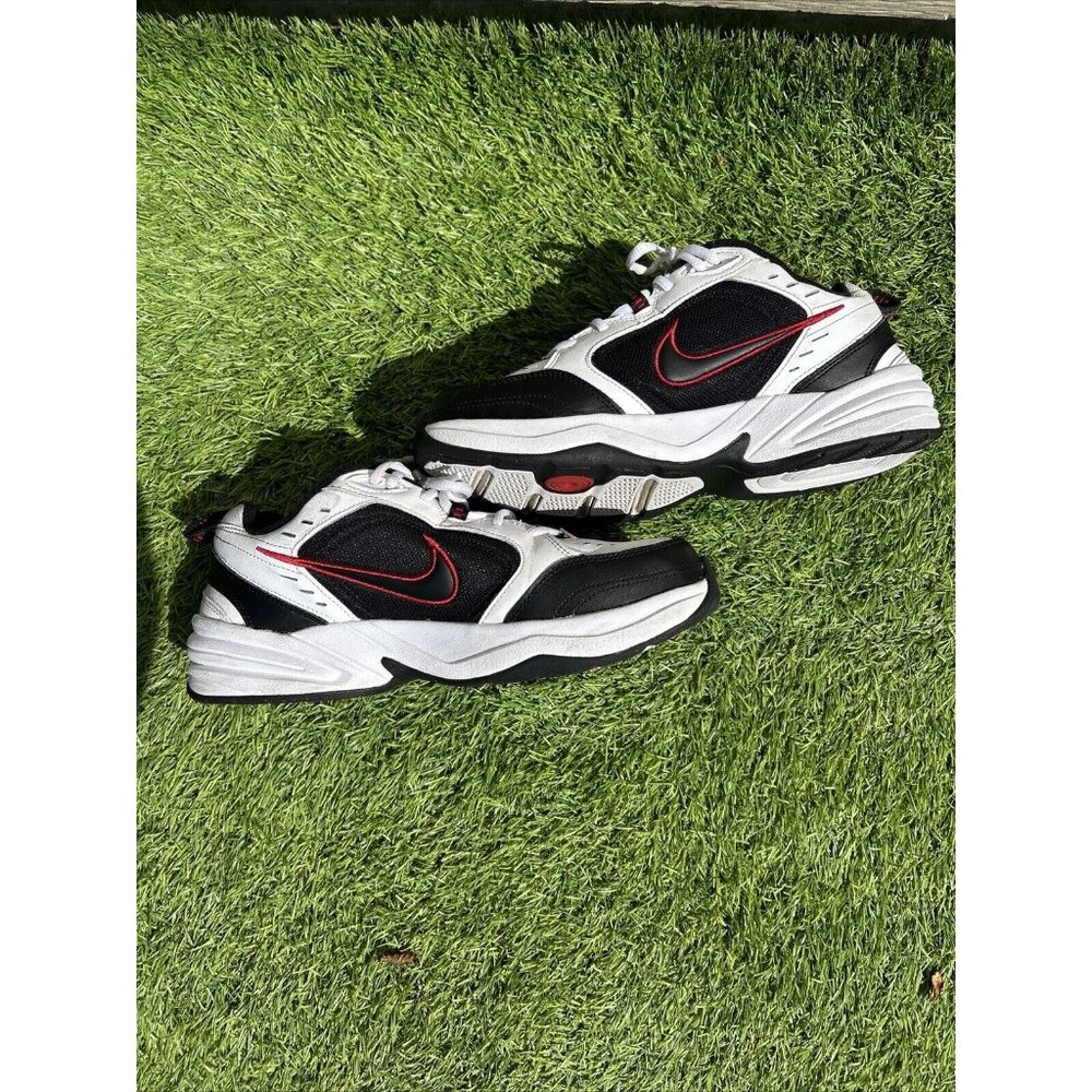 Nike Men’s Air Monarch IV White/Varsity Red Shoes Sneakers |416355-101 9.5 W